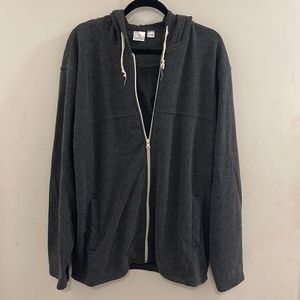 Grey hooded sweater